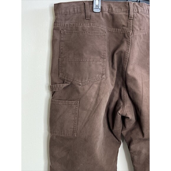 Berne Brown Insulated Carpenter Pants 38x32 Very Nice - Picture 8 of 12